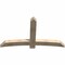 Ekena Millwork Bellingham Rough Sawn Timber Gable Bracket, Douglas Fir, 72"W x 42"H x 4"D x 6"F, 14/12 Pitch GBW072X42X0406BEL00RDF - alternate 4